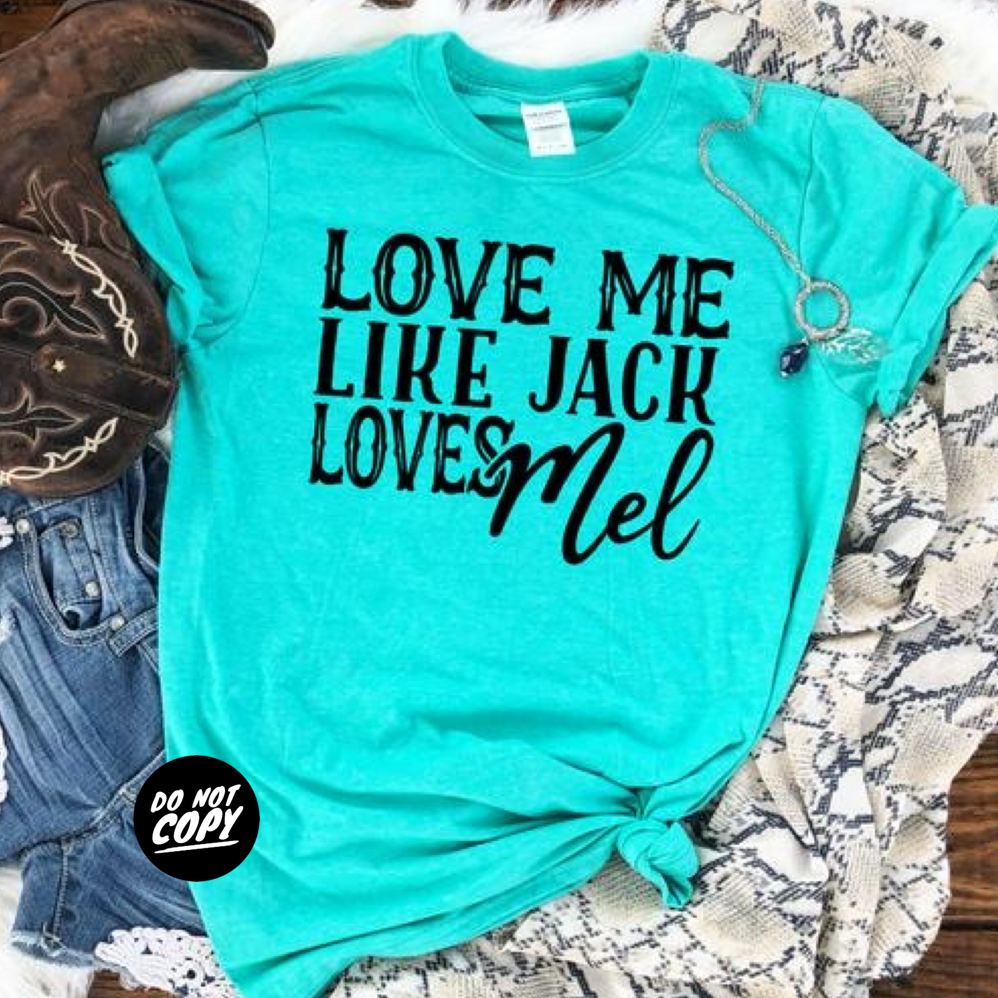 Love Me Like Jack Loves Mel - Black